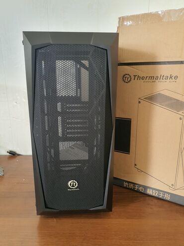 Корпусы ПК: Корпус ПК, Новый, Thermaltake, ATX, цвет - Черный at lalafo.kg — 7 Корпусы ПК: Корпус ПК, Новый, Thermaltake, ATX, цвет - Черный — 7