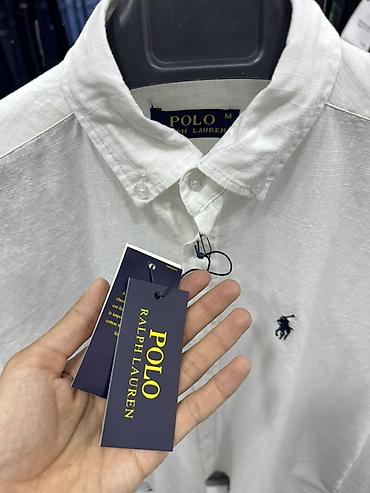 Рубашки: Мужская рубашка, S, M, L, Polo Ralph Lauren, Новый, цвет - Белый, Самовывоз — 3