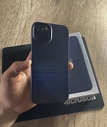 Apple iPhone: IPhone 13, Б/у, 128 ГБ, Midnight, Зарядное устройство, Защитное стекло, Чехол, 78 % — 3