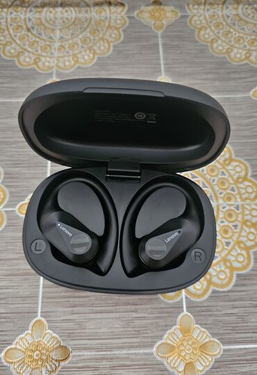 Dinamiklər və kolonkalar: Yeni Simsiz (Bluetooth) Qulaqcıqlar, Lenovo, rəng - Qara