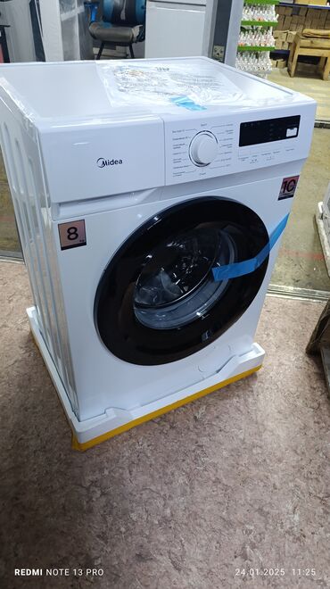 Стиральные машины: Стиральная машина Midea, Новый, Автомат, До 9 кг, Компактная — 6