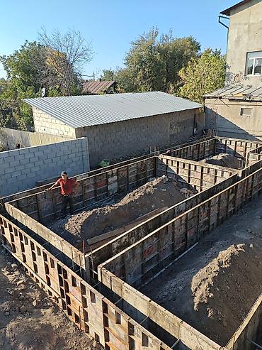 Бетонные работы: Фундамент монолит лестница куйабыз — 4