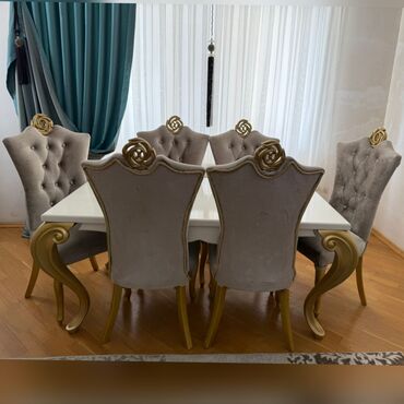 Masa və oturacaq dəstləri: *MASA desti :-TƏCİLİ SATILIR‼️* QİYMƏT :-450₼ Açılmır UNVAN:-xalqlar
