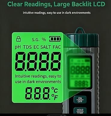 boca za co2: DIGITALNI TESTER KVALITETA VODE 10 U 1 – PH TDS EC ORP ✅ Novo — 3