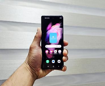 note 2: Samsung Galaxy Z Fold 3, Б/у, 256 ГБ, цвет - Черный, 1 SIM, 2 SIM — 5