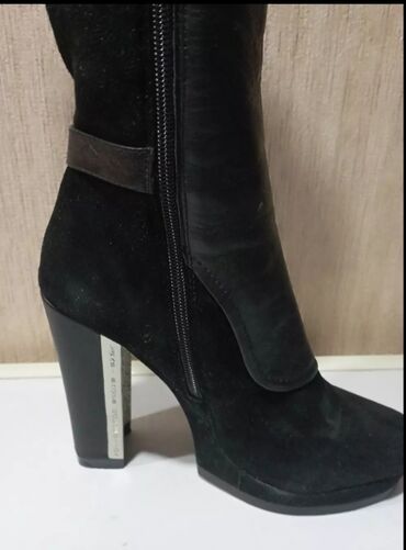 женские кеды ботинки: Ölçü: 37, rəng - Qara, İşlənmiş