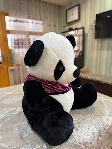barbie oyuncaqları: Böyük ölçülü panda oyuncağı - Yumşaq plyuş materialdan hazırlanıb — 4