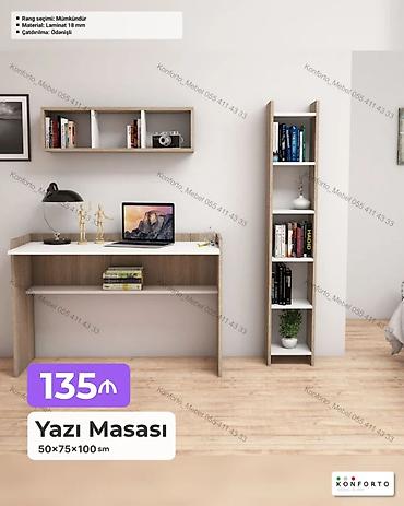 stul: Düz masa, Stulsuz, Polkalı, Siyirməsiz, Sadə laminat — 3