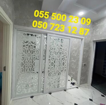 Gözəllik və estetika avadanlığı: YANA SİYİRMƏLİ QAPILAR. PLASTİK ALÜMİNİUM ŞÜŞƏ Qapı ve