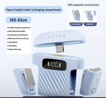 Велоаксессуары: Новый Беспроводные (Bluetooth) Микрофон