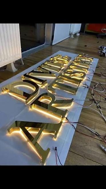 dayə isi: İşıqlı qabarıq hərflər,neon,lazer,banner,vinil,setka vinil. işimizin — 6