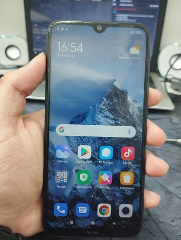 note 8 2021: Redmi Note 8 (2021), 128 GB, rəng - Qara, Zəmanət, Barmaq izi, İki sim kartlı