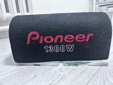 электро детали: Автомобильный сабвуфер в корпусе (труба) Pioneer 1300W с встроенным — 1