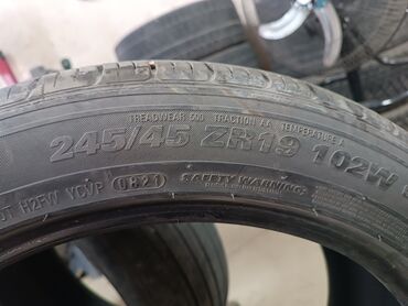 Шины: Шины 245 / 45 / R 19, Лето, Б/у, Пара, Внедорожные (АТ/МТ), Корея, Kumho