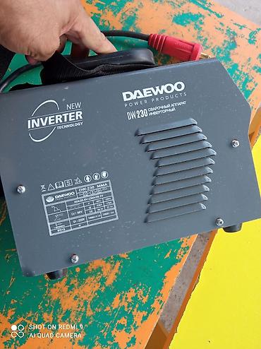 işlənmiş alətlər: DAEWOO DW 230 – invertor tipli qaynaq aparatı Xüsusiyyətlər: - — 3