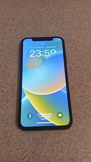 Apple iPhone: IPhone X, 64 GB, Qara, Face ID — 1