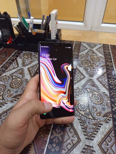Samsung: Samsung Galaxy Note 9, 128 GB, rəng - Qara, Sensor, Barmaq izi, Simsiz şarj