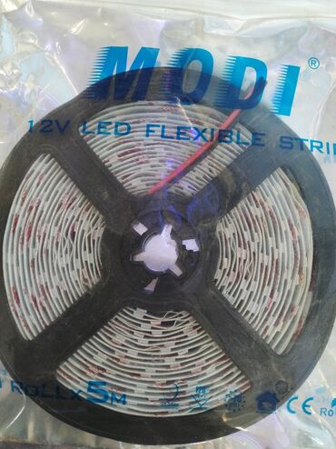 сколько стоит кольцевая лампа в бишкеке: MODI markalı, 12V-luq LED elastik zolaq. Bu LED zolağı, müxtəlif