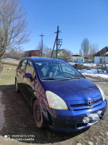 синяя ferrari: Toyota Corolla Verso: 2004 г., 1.8 л, Механика, Бензин, Универсал