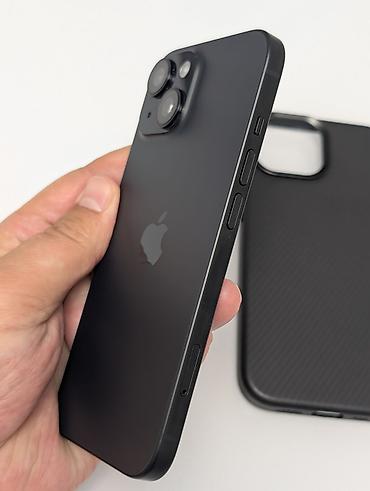 айфон за 15 тысяч: IPhone 15, Б/у, 128 ГБ, Midnight, Защитное стекло, 97 % — 3