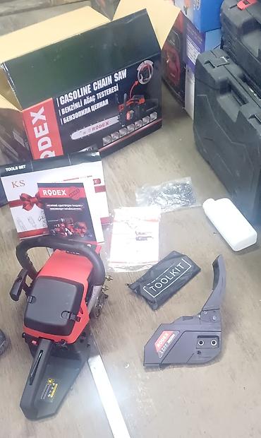 чынжырлар: Бензопила RODEX (Gasoline Chain Saw) Описание: - Бензиновая цепная — 4