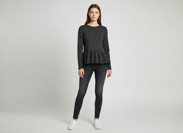 bluzki prążkowane reserved: H&M Divided, Bluzka damska, rozmiar XS