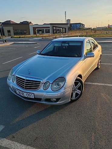 Mercedes-Benz E-Class (W211) sedan – gümüş rəng, facelift (restaylinq)