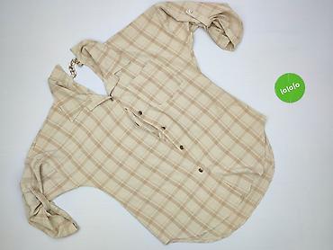 beżowy: Koszula damska, rozmiar 4XL — 2