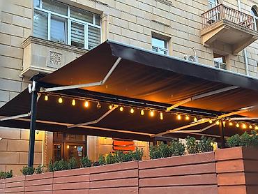 Готовый бизнес: Kafe üçün açıq vəziyhətdə 6×12 metr, əl ilə açılır pult — 1