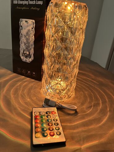 Рабочие настольные лампы: Светильник Светодиодная кристаллическая настольная лампа роза — 10