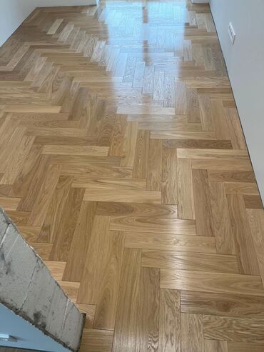 Döşəmə işləri: Parket və pilləkən döşəmə xidməti - Təbii ağac parket: klassik — 2