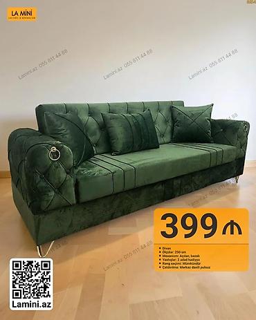 Divanlar: Məhsul: Divan - Ölçü: 250 sm - Mexanizm: Açılandır, bazalı - — 1