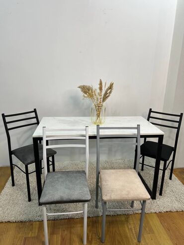 Полки, стеллажи, этажерки: Комплект стол и стулья Новый