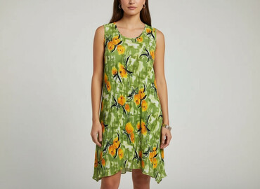 piękna sukienki midi: Women`s dress, size L