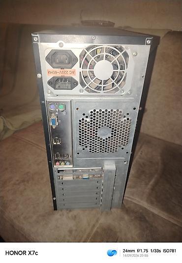 Masaüstü kompüter sistem bloku Xüsusiyyətlər: - Korpus: Mid-tower, ön