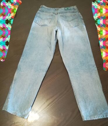 Farmerke: Farmerke UNION vel 32,plave, obim struka 74 cm, dužina 105 cm, obim — 9
