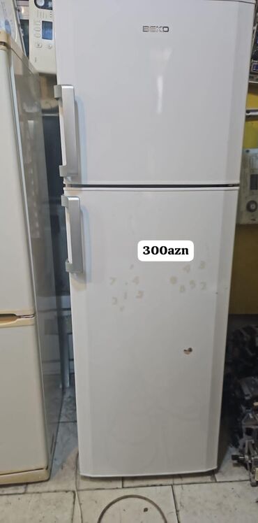 ev soyuducu: İşlənmiş 2 qapılı Beko Soyuducu Satılır, rəng - Ağ