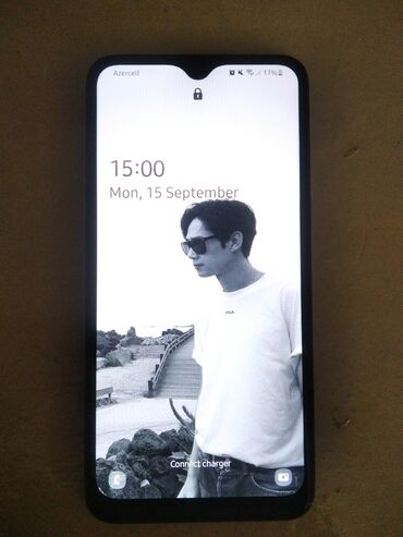 Серьги: Samsung Galaxy A10s, цвет - Синий, Две SIM карты