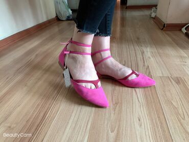 подросковая обувь: Туфли 38, цвет - Розовый