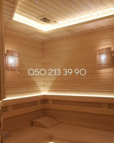 Tikinti işləri: Sauna yığılması sauna tikilməsi Sauna tikintisi və təmiri. Bakıda — 5