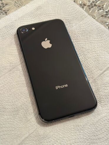Apple iPhone: IPhone 8 yaddas 64 GB, pil Faizi 100