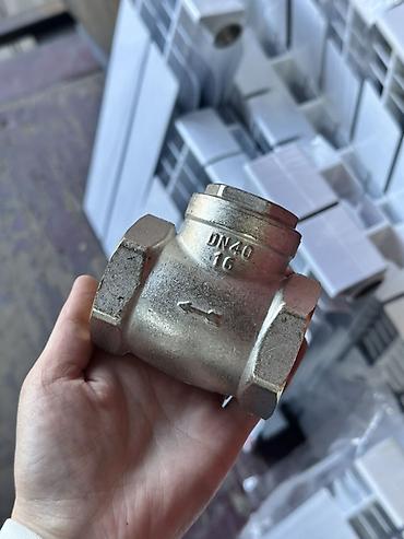Обратные клапаны: Обратный клапан латунный резьбовой DN40 (1½"), PN16 - Назначение — 1