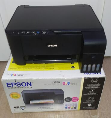 продам 3d принтер: Цветной Epson L3150 с Wi-Fi копирует сканирует печатает, с заводской