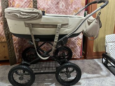 Коляски: Коляска, цвет - Коричневый, Б/у — 2