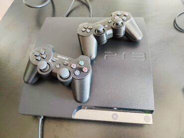 playstation 3 super slim 500gb: İdeal vəziyyətdədir. 1terebayt yaddaş