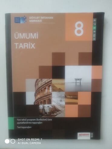 ümumi tarix 7 ci sinif test: Ümumi tarix 8-ci sinif 
Yenidən fərqi yoxdur.Təmizdir