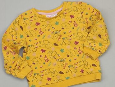 żółty sweterek dla dziewczynki: Sweatshirt, So cute, 1.5-2 years, 86-92 cm, condition - Good