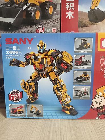 truck: Конструкторы SANY (Sembo Block) 6-в-1: строительная техника + робот — 2