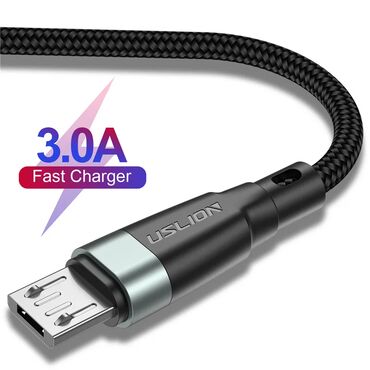 dell axim: Micro USB Kabl 2m USLION 3A Brzo Punjenje i Prenos Podataka 300