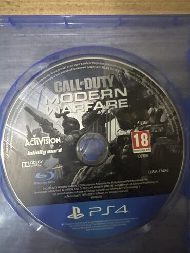 ses gucləndirici: Call of Duty: Modern Warfare, Şuter, Disk, PS4 (Sony Playstation 4)